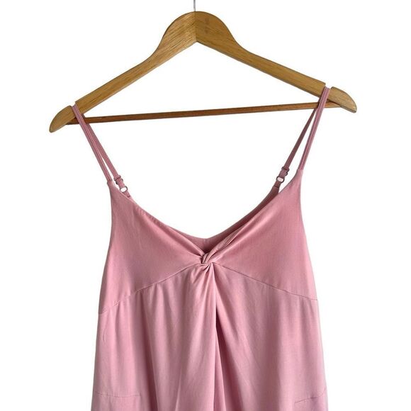 Kit And Ace Light Pink Jersey Spaghetti Strap Midi Sun Dress Size XS - Picture 3 of 9